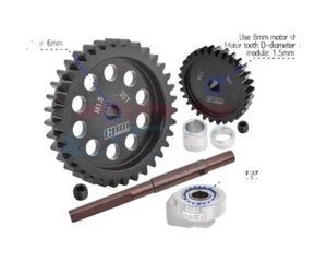 GPM Racing Carbon Stahl Hauptzahnrad 35 Zähne und Motorritzel 30 Zähne fü ... - Picture 1 of 1