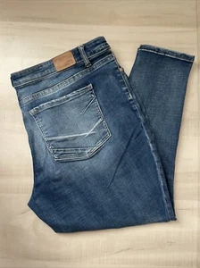 BKE Gabby Curvy Fit High Rise Ankle Skinny Jeans Womens Size 38 Blue - Picture 1 of 9