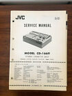 JVC CD-1669 Cassette Service Manual *Original*