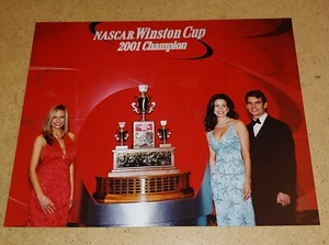 Vintage NASCAR Jeff Gordon  8x10 Photo Orig 2001 Winston Cup Champion - Picture 1 of 2