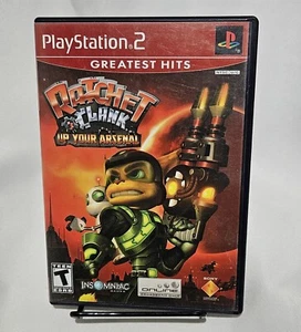 Ratchet And Clank Up Your Arsenal PS2 Sony Playstation 2 Greatest Hits - Picture 1 of 3