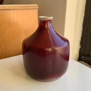 B&G Bing & Grondahl Oxblood Art Glaze Stoneware Vase Valdemar Pedersen 20thC 1st - Picture 1 of 12