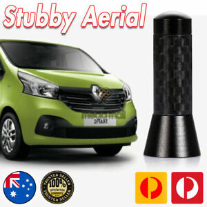 Antenna / Aerial Stubby Bee Sting for Renault Trafic & Master Vans Black Carbon