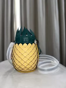 Kate Spade New York Colada Novelty Pineapple Leather Crossbody Bucket Bag - Picture 1 of 11