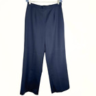 Lauren Ralph Lauren Womens Wool Pants Navy Pinstripe Corpcore Office Wear