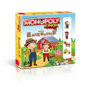 Winning Moves Monopoly Junior Mein Bauernhof Brettspiel Gesellschaftsspiel - Bild 1 von 3
