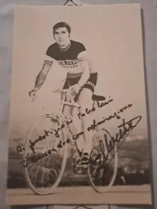 Foto Cartolina Eddy Merkx Pubblicità Tubolari D' Alessandro 1931 Ciclismo Rara - Foto 1 di 2