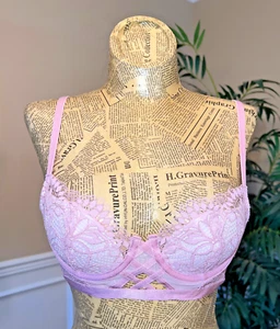 Adore Me "Diara Contour" Balconette Underwire Bra Style 10331 Mauve Mist, Sz 32B - Picture 1 of 22