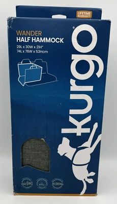 Kurgo Wander Half Dog Hammock 29" L X 30" W X 21" H Heather - Image 1 of 4