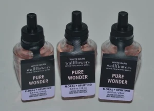 3 BATH & BODY WORKS PURE WONDER WALLFLOWER FRAGRANZA RICARICA LAMPADINA PLUG IN PROFUMO - Foto 1 di 4