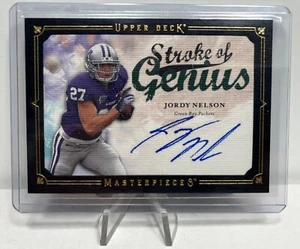 Jordy Nelson 2008 Upper Deck Masterpieces Rc AUTO Green Bay Packers Kansas State - Picture 1 of 2