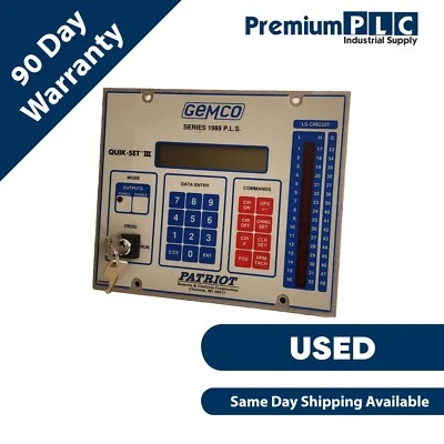 USED AMETEK GEMCO 1989KP / 1989-KP KEPAD FOR 1989 QUIK-SET III PLS AME-1989-KP - Image 1 of 4
