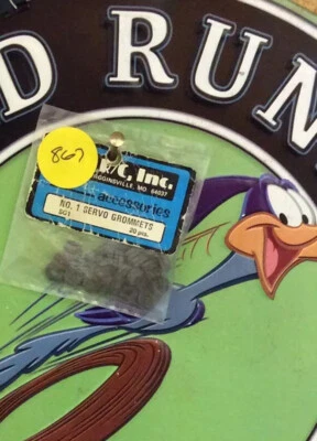 Vintage Rc Parts NO.1 Servo Grommets #SG1 (20pc.)OriginalNewInPackage 🇺🇸Shipp - Image 1 of 2