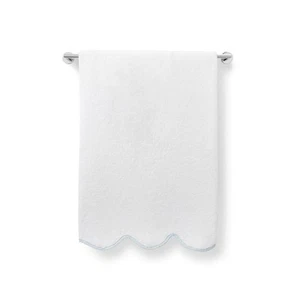 Chairish Towels - White/Blue/Hand Towel - Picture 1 of 3