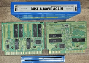 Bust A Move Again Label Holo SNK NEO GEO MVS Serial Low - Picture 1 of 9