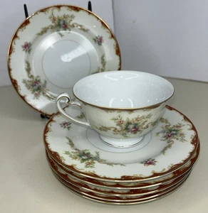 Aladdin Fine China Wembley piattino tazza da tè vintage made in Giappone occupato PER PC - Foto 1 di 42