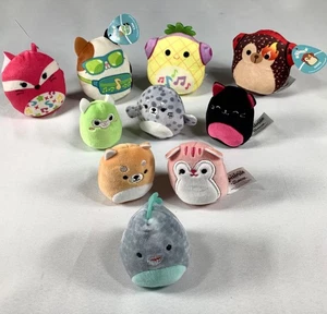 Squishmallows Squishville 2.5”-3.5”Mini Plush Lot of 10 Stuffed Animals Bundle - Picture 1 of 24