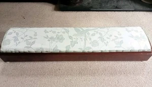 Antique Long Low Padded Prayer Kneeler Footstool Foot Stool - Picture 1 of 13
