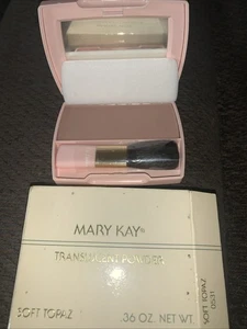 MARY KAY TRANSLUCENT PRESSED POWDER .36 OZ. SOFT TOPAZ 0531 NOS. ๐ธ - Picture 1 of 6