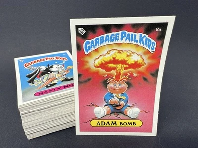 1985 Topps Garbage Pail Kids  GPK Mini UK  Series 1 Complete 88 Cards Set A & B - Image 1 of 4