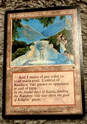 MTG Magic the Gathering Fallen Empires Rainbow Vale Unplayed/ NM++ - Image 1 of 2