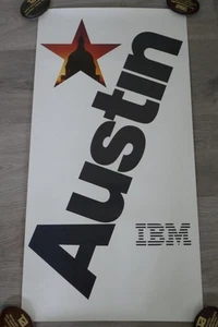 Vintage Computer IBM Poster Austin Texas - Picture 1 of 4