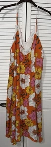 Vestido Floral, Hermoso Vestido Para Mujer Talla 1X Verano Clásico Divertido Nuevo - Imagen 1 de 9