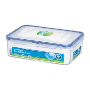 LOCK & LOCK Easy Essentials Tapas de almacenamiento de alimentos/recipientes herméticos, sin BPA,... - Imagen 1 de 8