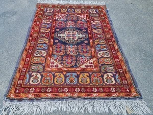 Anatolischer Orientteppich 155x110cm Handgeknüpft Rug Carpet - Bild 1 von 10