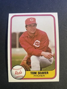 1981 Fleer Baseball Tom Seaver Cincinnati Reds Card #200 Hall of Famer - Picture 1 of 2