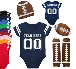 Navy Blue Football Jersey Custom Uniform Choose Team Name And Number Outfit - Picture 1 of 6