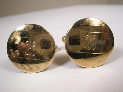 Gemelos KREISLER vintage con monograma H letra inicial Henry Harold Hanse Foto 1 de 4