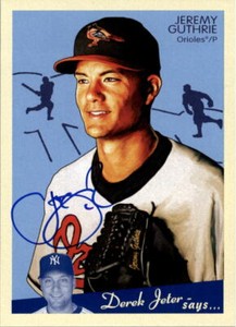2008 Upper Deck Goudey Autographs #JG Jeremy Guthrie Auto - NM-MT