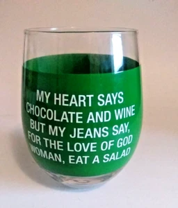 My Jeans Say.... Stemless Wine Tumbler 16oz 4pc Set (187455) - Picture 1 of 3