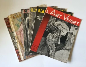 "L’art Vivant" - frz. Kunstmagazin - Konvolut mit 6 Heften von 1933 - Bild 1 von 5