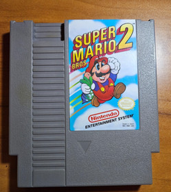 Super Mario Bros. 2 (Nintendo Entertainment System NES, 1988) Authentic Tested 