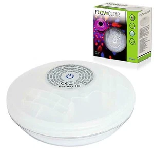 Luz de discoteca flotante LED BESTWAY Flowclear Lazy LAY Z SPA - bañera de hidromasaje - piscina - spa - Imagen 1 de 2