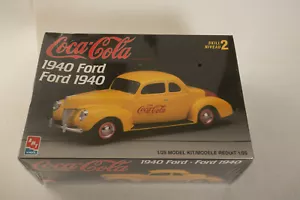 AMT 1940 Ford Coca Cola (HSE) Model Car (JSF6) Kit Sealed Skill Level 2 - Picture 1 of 5