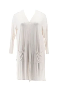 Retreat Rhonda Shear Shear Bliss Duster Cardigan CREAM XL NWOT (86) - Picture 1 of 8