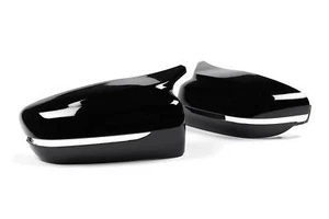 Set copri specchietto retrovisore ala M5 look nero lucido per BMW serie 7 G11 G12 14- coppia - Foto 1 di 12