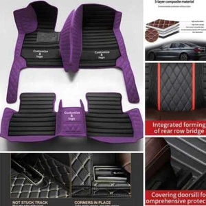 For Subaru Legacy-Outback-WRX/STI-XV Crosstrek Car Floor Mats Waterproof Carpets - Foto 1 di 32