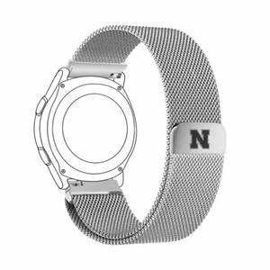 Cinturino Affinity Bands Nebraska Huskers maglia acciaio inox cambio rapido - Foto 1 di 2