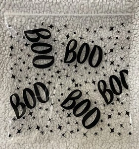 Neu/Versiegelte Box mit 15 1-Gallone Halloween-Thema ""Boo"" Aufbewahrungstaschen - Bild 1 von 4