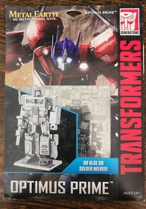 Metall Erde Transformatoren Optimus Prime Stahl Modellbausatz NEU ~ 3D Metall Modellbausatz - Bild 1 von 2