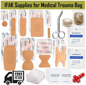 Kit de primeros auxilios de 65 piezas para todo uso supervivencia de emergencia hogar automóvil viajes médicos - Imagen 1 de 7