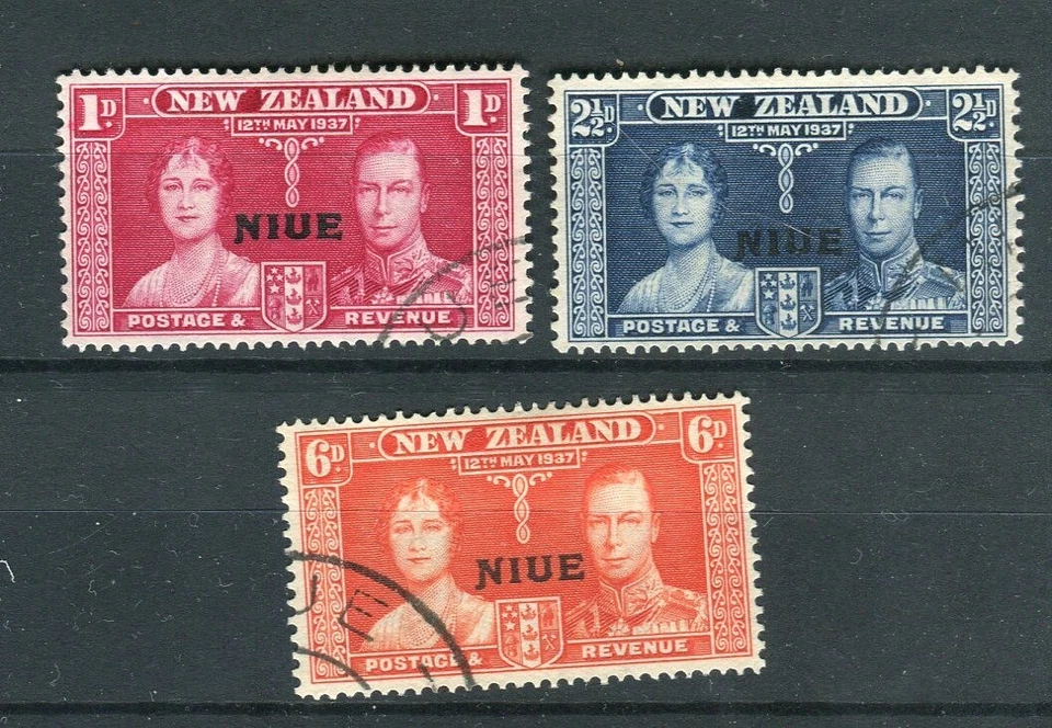 Niue KGVI 1937 Coronation fino usado Foto 1 de 1