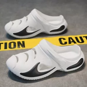 Men's Clogs Slip on Casual Shoes Waterproof Slippers Garden Beach Swim Sandals - Picture 1 of 16