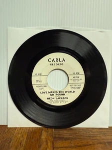 Deon Jackson Love Makes The World Go Around / You Said You Loved Me 7" 45 PROMO - Picture 1 of 2