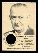 #NS0131 LYNDON B. JOHNSON 1963 Coin Collector Oddball Card FREE SHIPPING