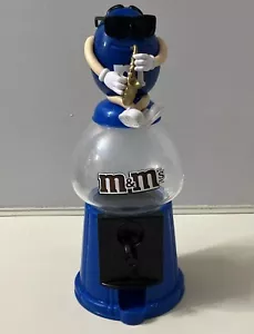M&M Blue Kaugummispender Münzfach 2008 Saxophon 12" gebraucht (ohne Boden) - Bild 1 von 23